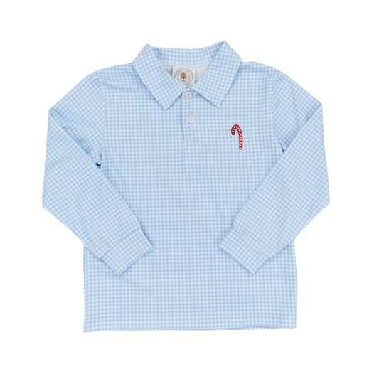 Cypress Row Candy Cane Row Long sleeve Polo