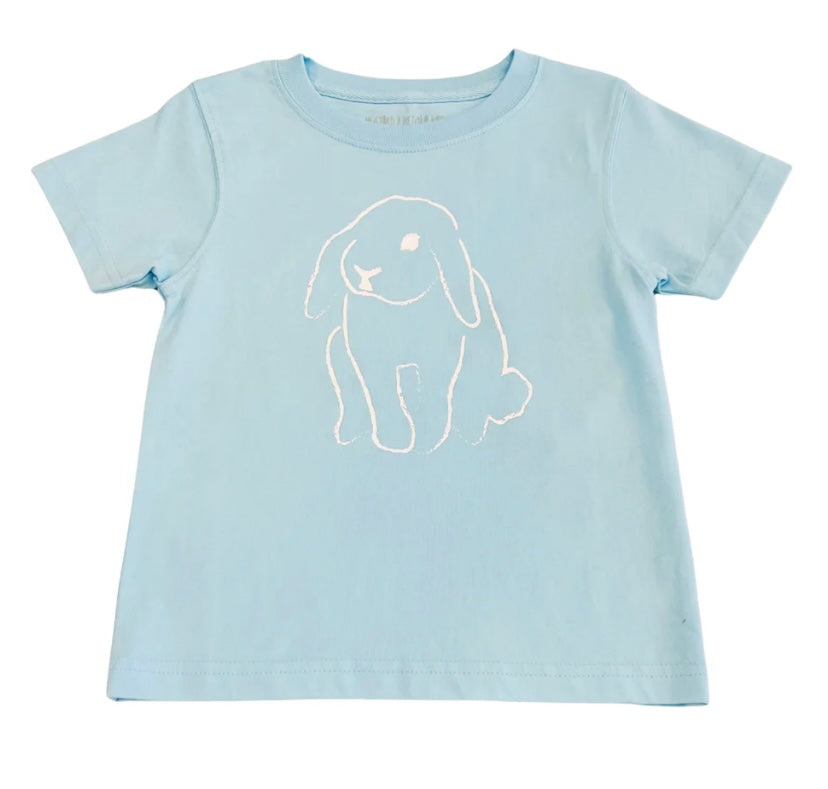 Mustard & Ketchup Light Blue Bunny SS Shirt