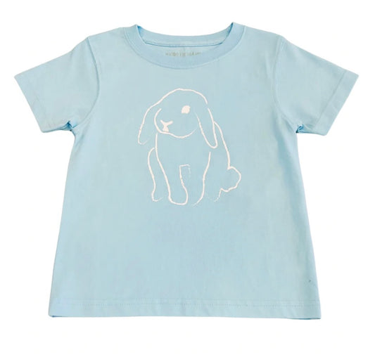 Mustard & Ketchup Light Blue Bunny SS Shirt