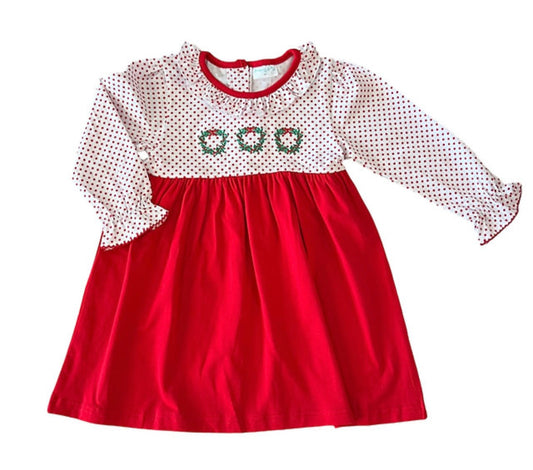 Jumping Jolly wreath dress