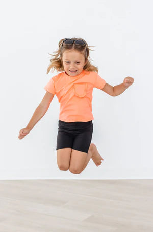 MIla & Rose Black Twirl Shorts