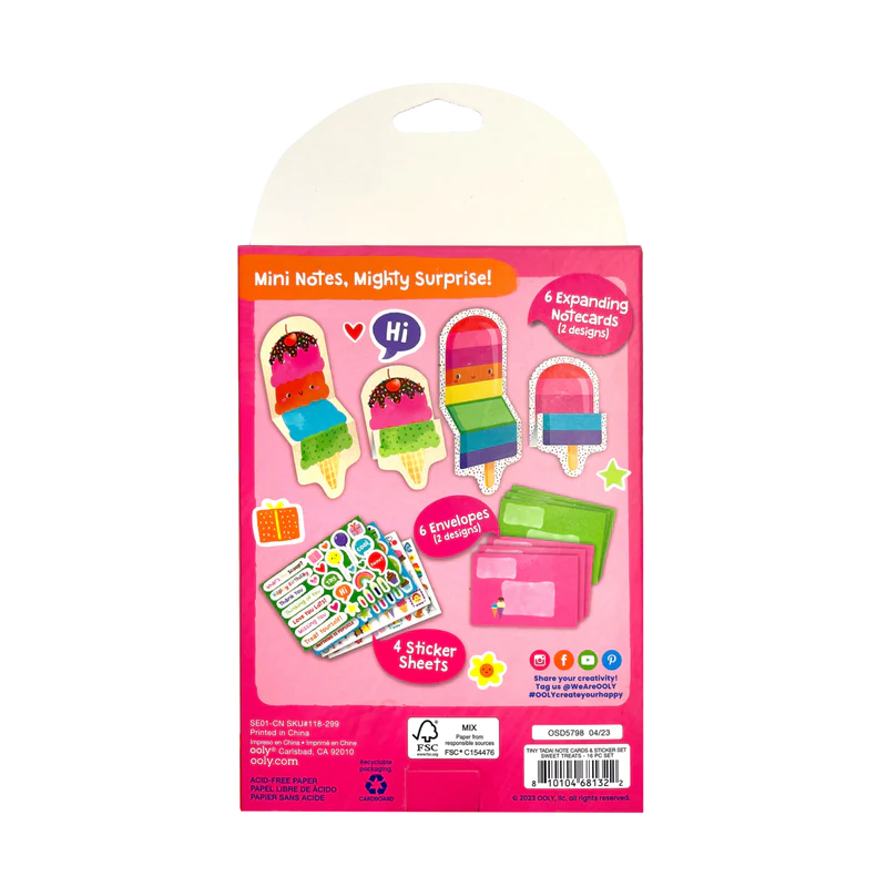 Sweet Treats Notecard & Sticker Kit