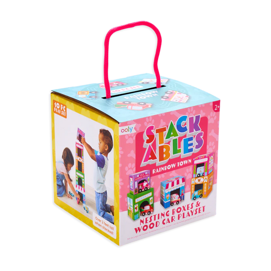 Stackables - Rainbow Town Nesting Boxes
