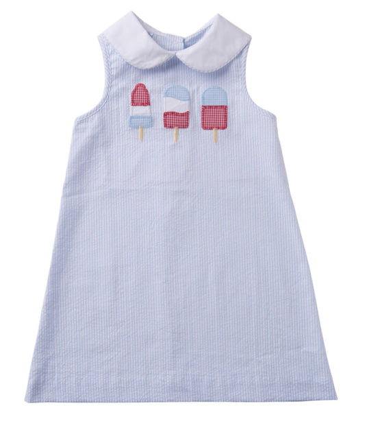 City Beautiful Popsicle Seersucker Dress