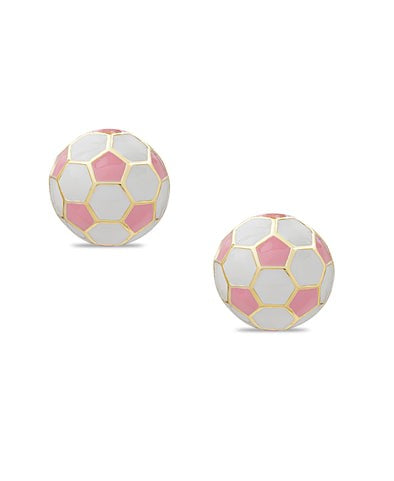 Lily Nily 3D Soccer Ball Stud Earrings