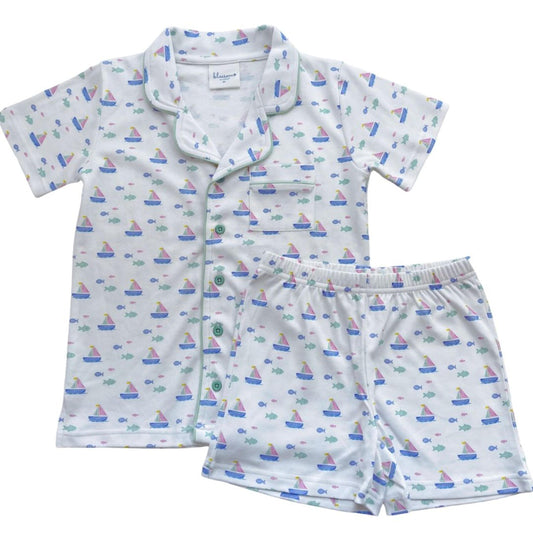 Blossom Sailing Fish Tails Short Set