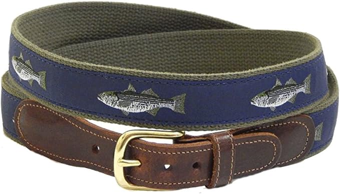Preston Belts Striper on Olive