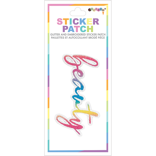 Beauty Embroidered Sticker Patch
