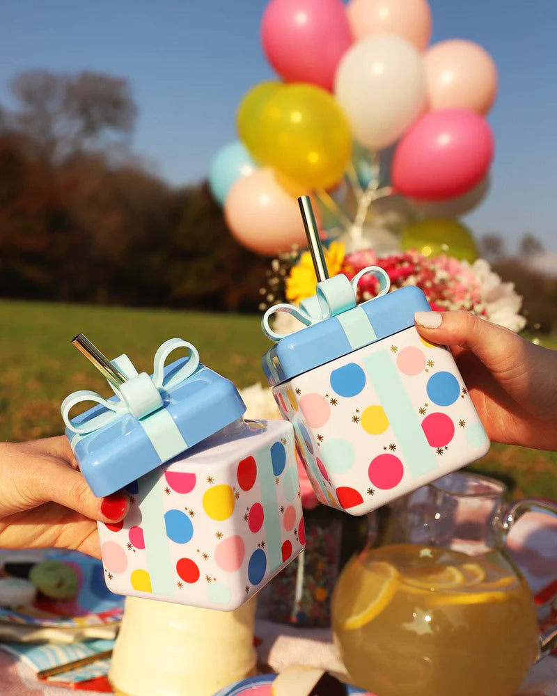 Packed Party Celebrate Every Day Be a Gift Birthday Reusable Sipper Cup