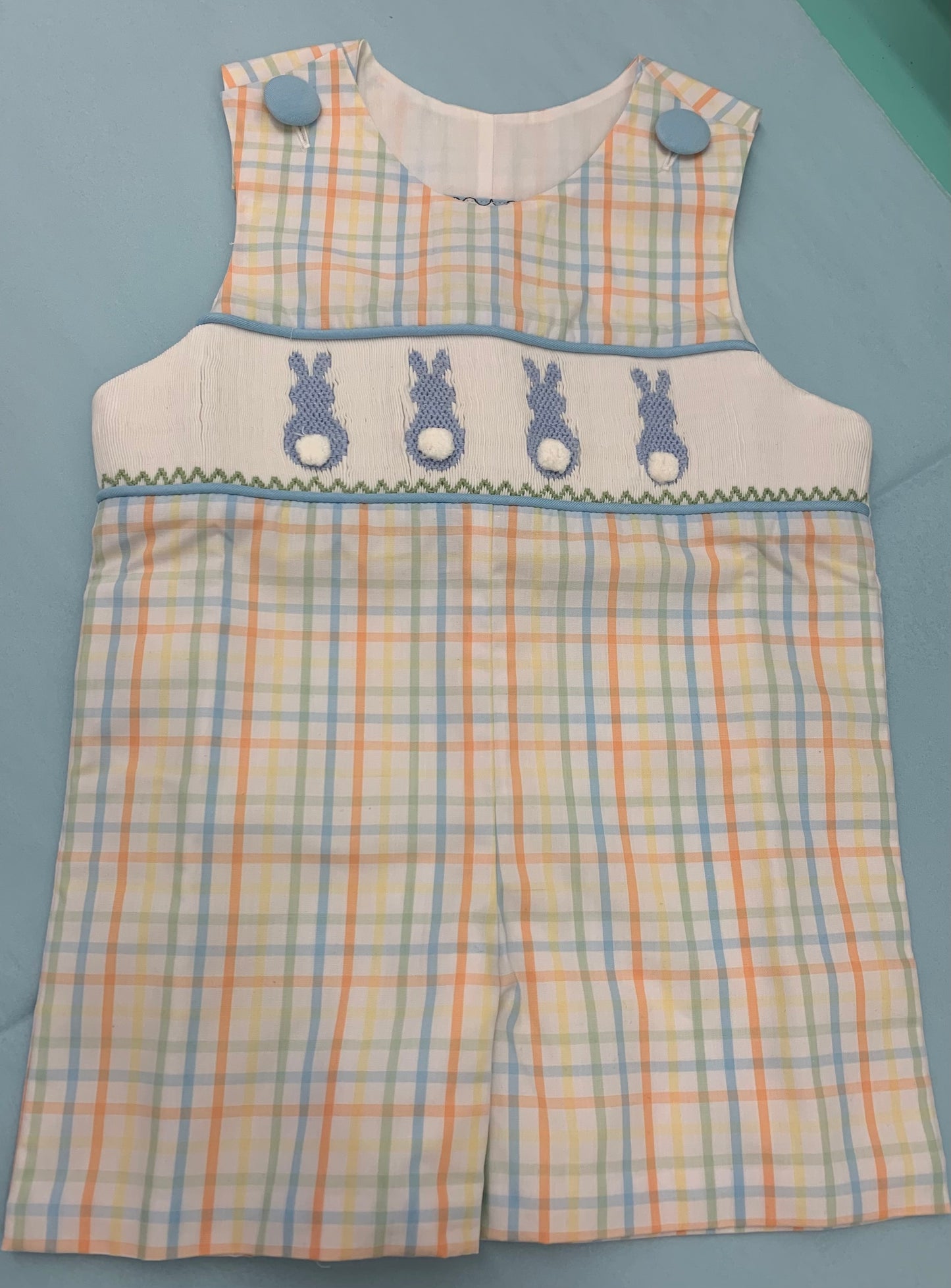 Three Sisters Bunny Smocked Jon Jon