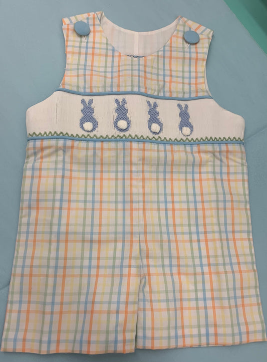 Three Sisters Bunny Smocked Jon Jon