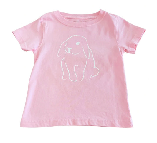 Mustard & Ketchup Light Pink Bunny SS Shirt