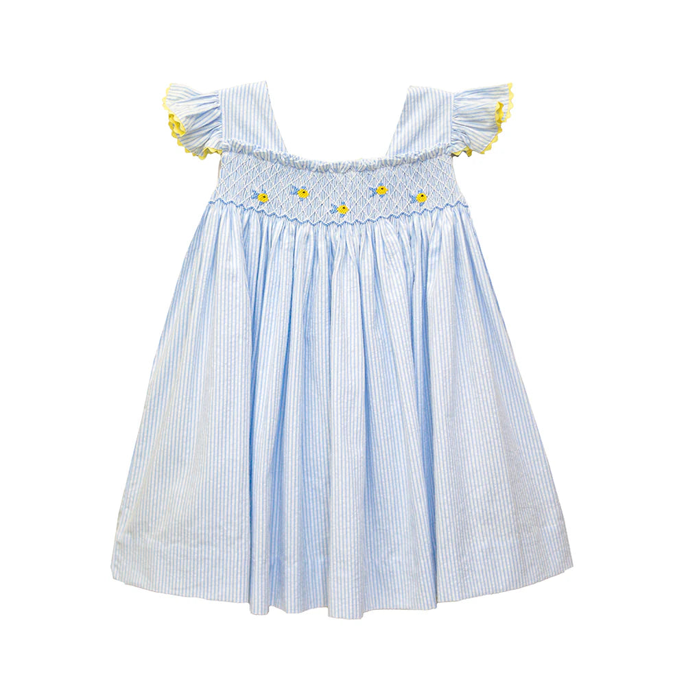 Zuccini Kids Fish Aria Seersucker Dress