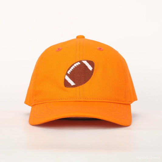 Little Kideaux - Orange Football Hat