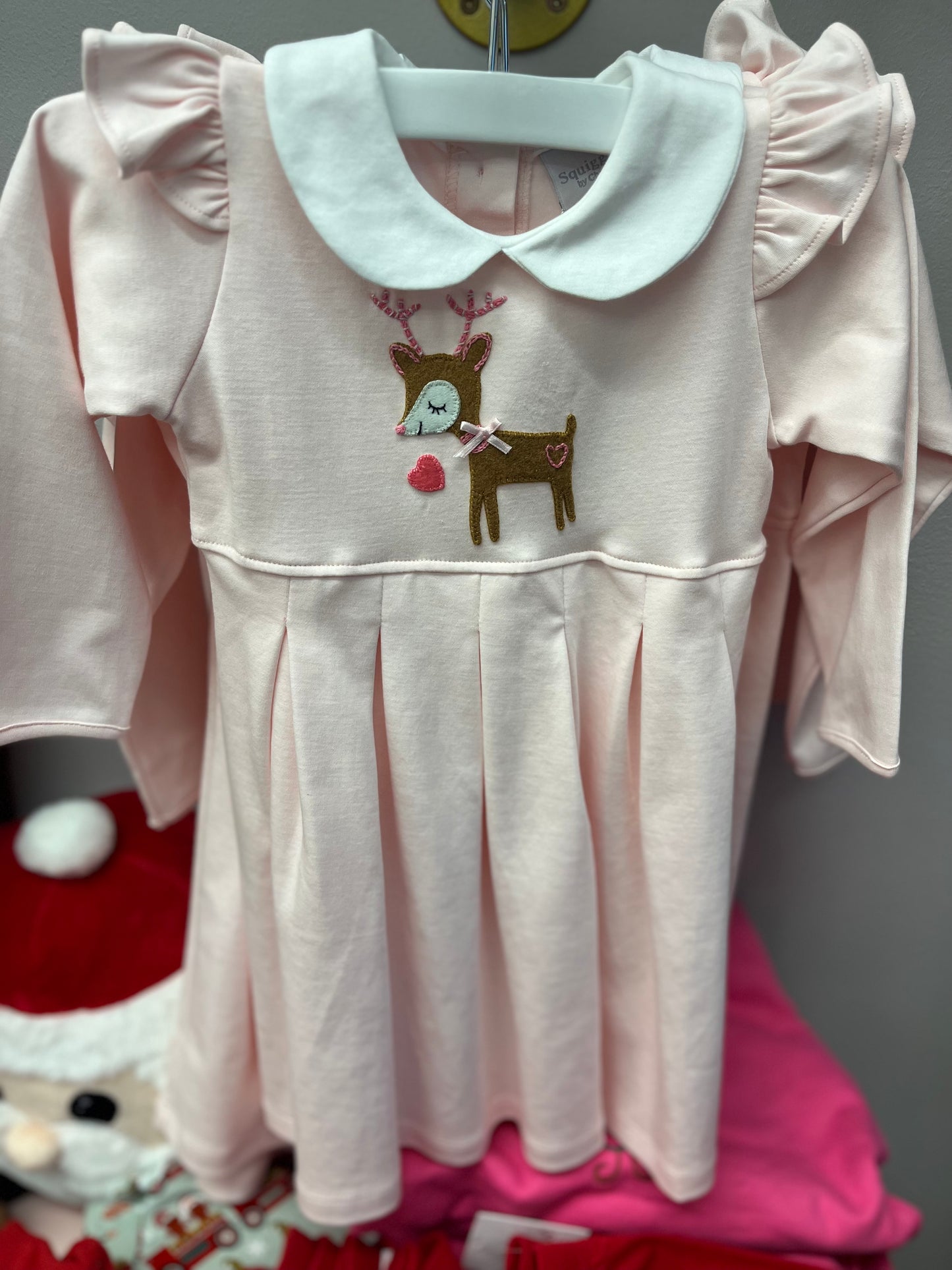 Squiggles Pink Prancer Dress