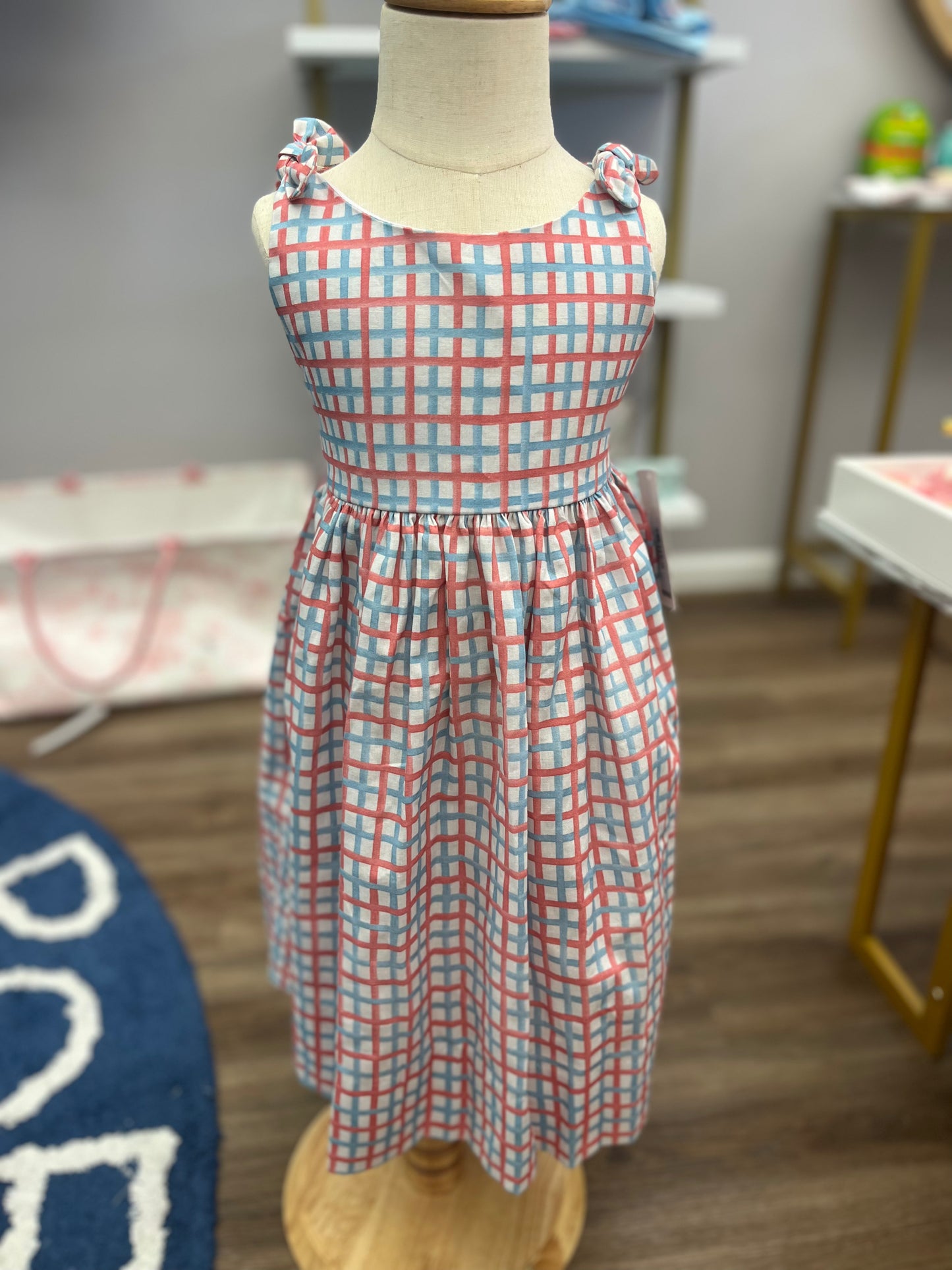Lulu Bebe Red White Blue Dress