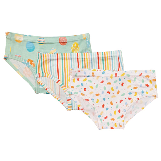 Macaron + Me Easter & Jelly Beans Bamboo Panty 3-Pack
