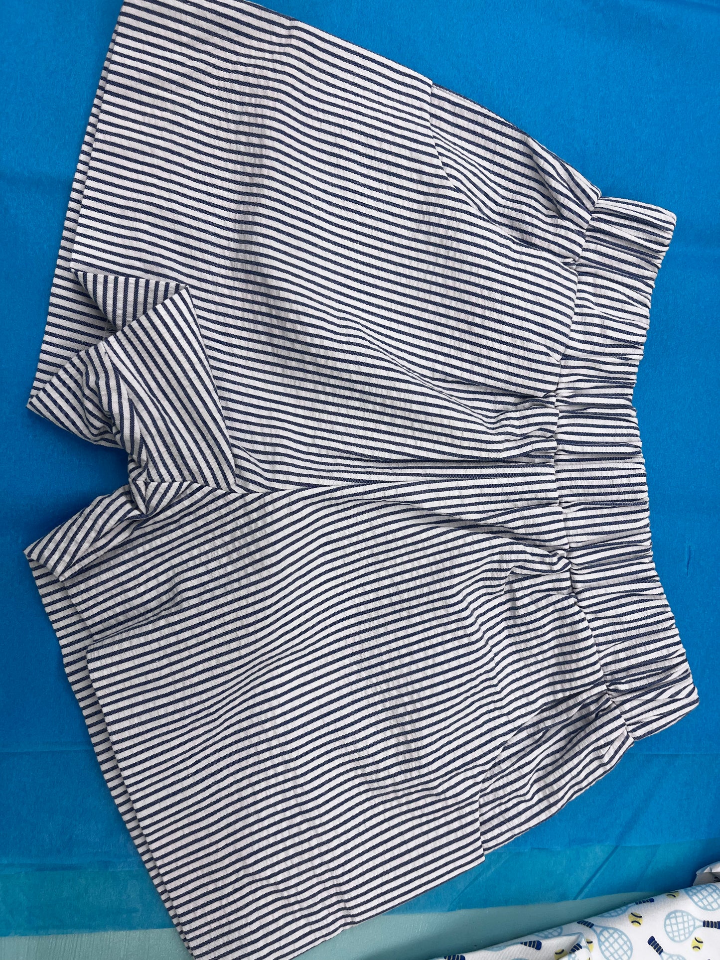 Zuccini Kids Andie Striped Seersucker Short