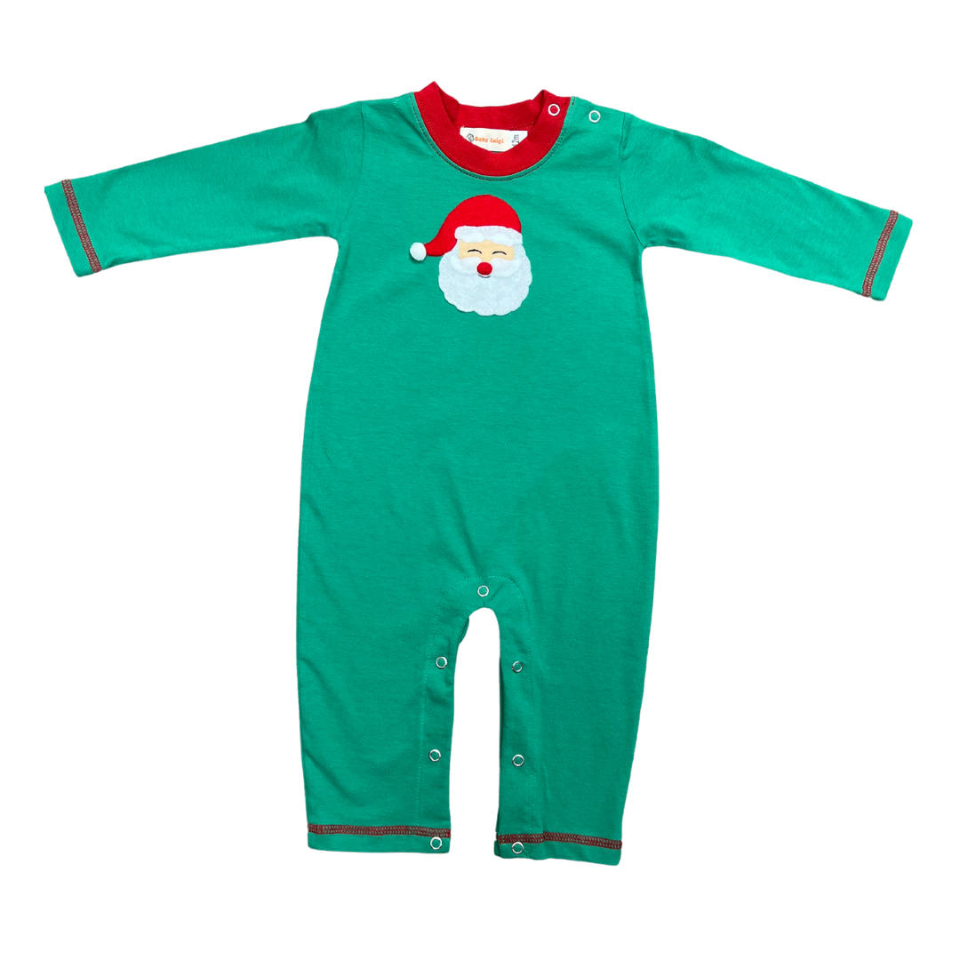 Luigi Green Santa Romper