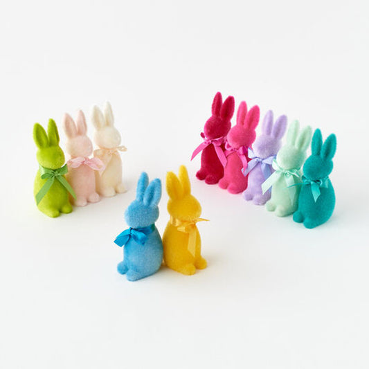 Flocked Bunny 6"