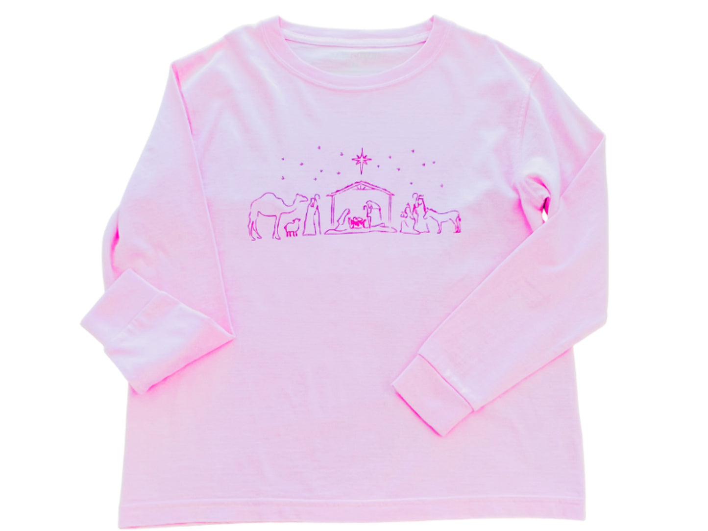 Mustard & Ketchup Pink Nativity Shirt