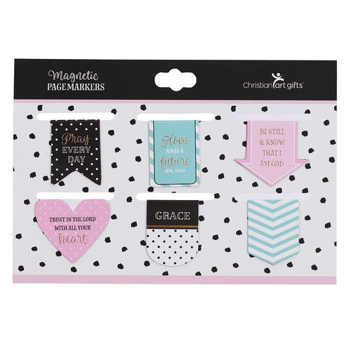 Magnetic page markers