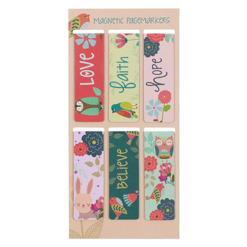 Magnetic page markers