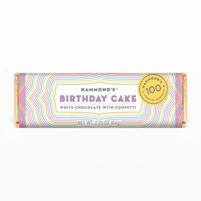 Birthday Cake White Candy Bar