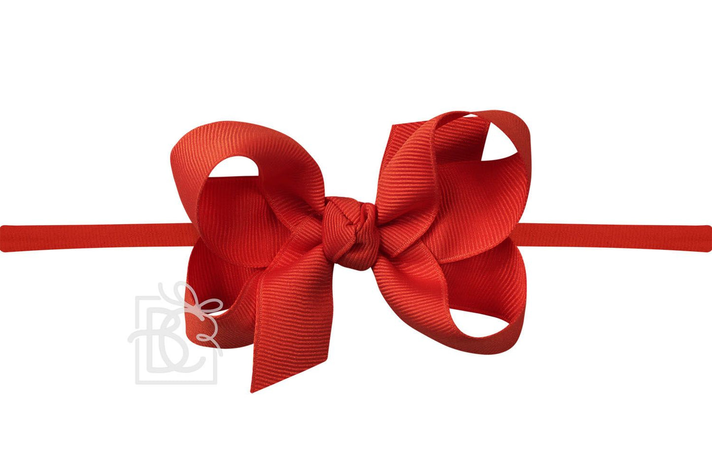 Beyond Creations’ Quarter Inch Pantyhose Headband with our Signature Grosgrain Bow