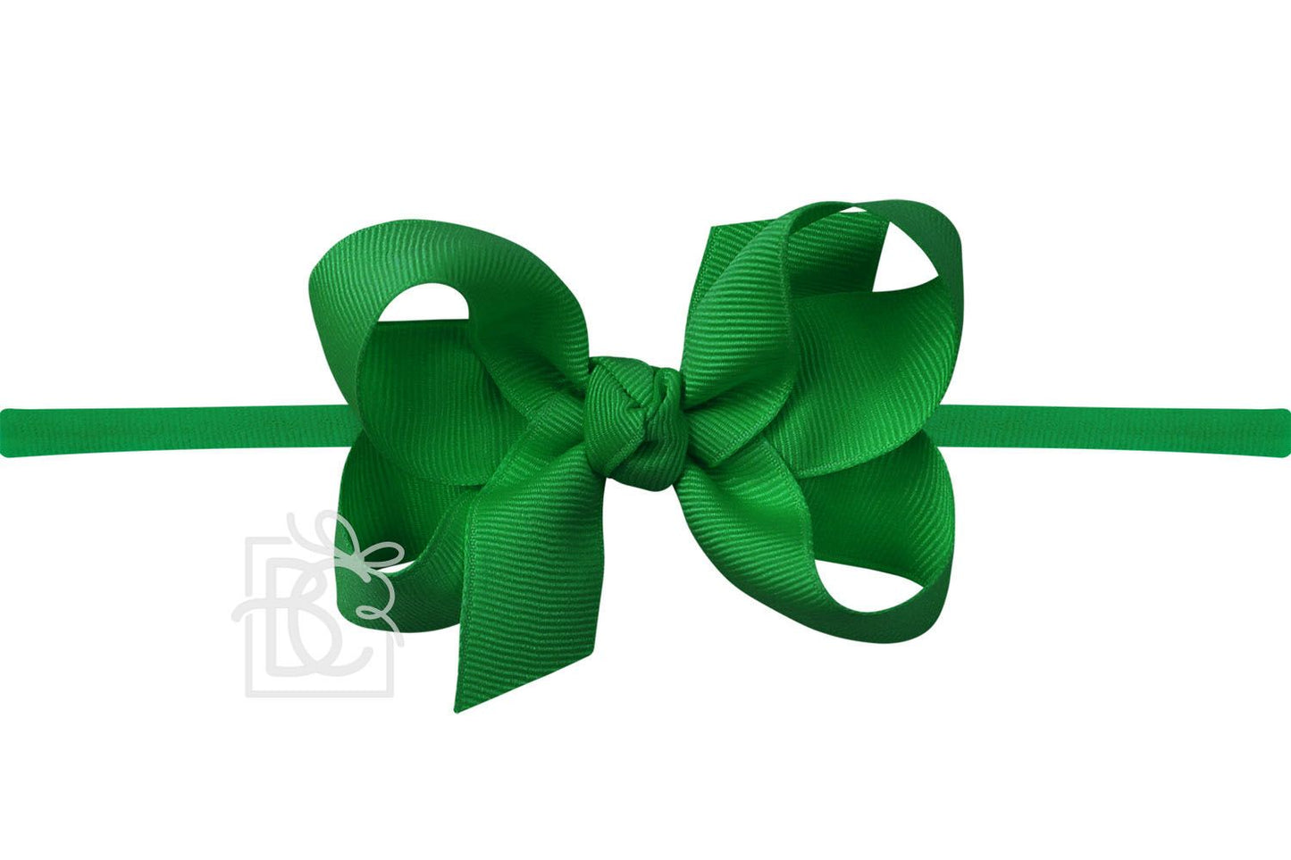 Beyond Creations’ Quarter Inch Pantyhose Headband with our Signature Grosgrain Bow