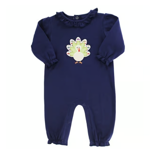 Bailey Boys Girls Turkey Knit Romper