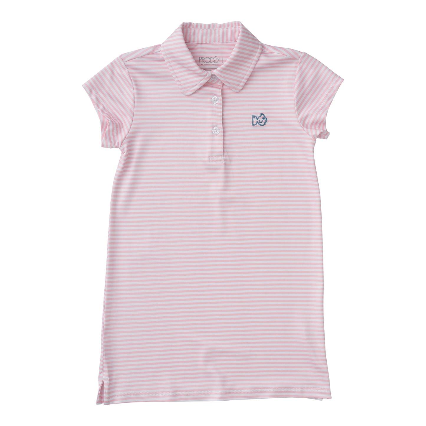 Prodoh Pro Performance Polo Dress - Pinkesque Stripe