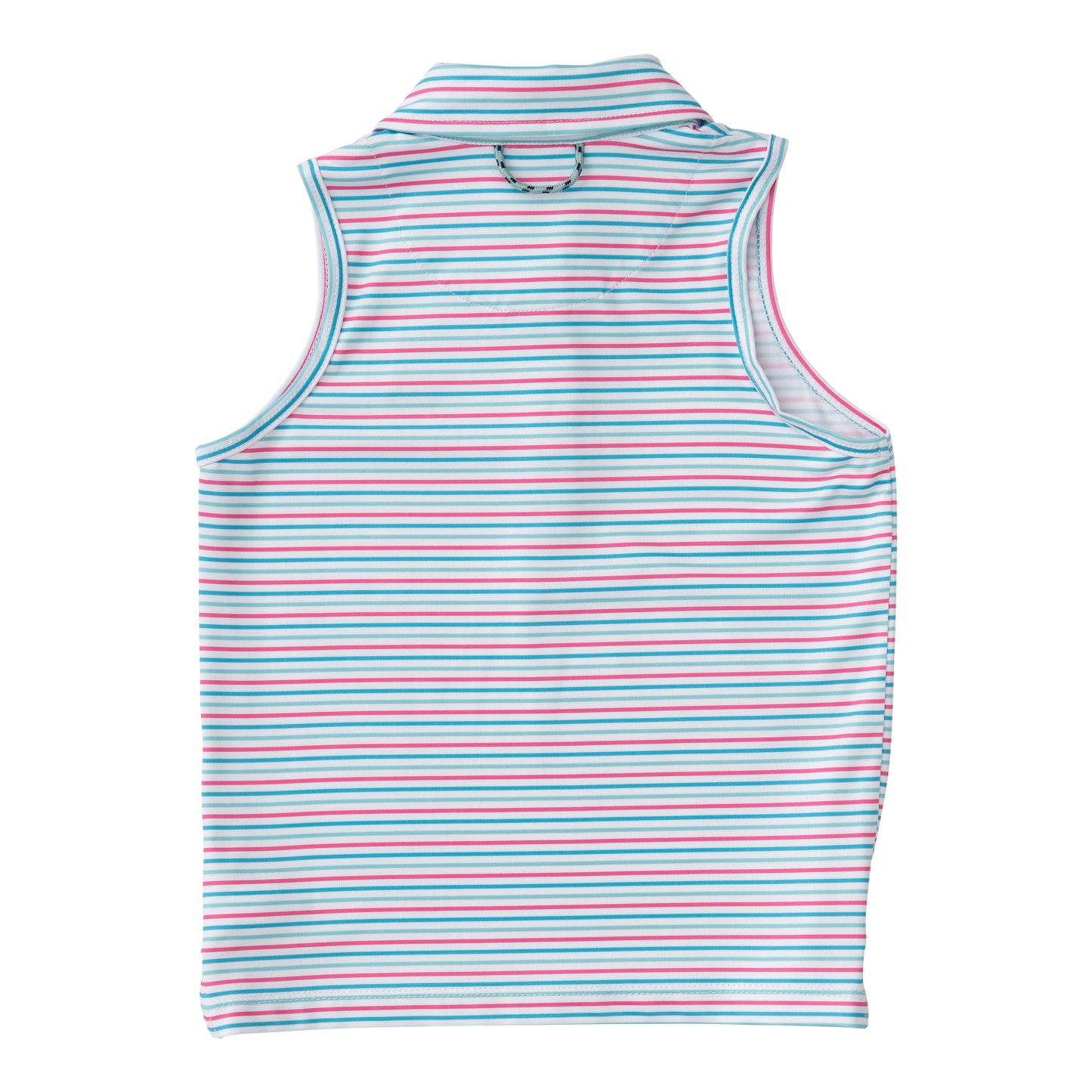 Prodoh Sleeveless Performance Polo - Candy Stripe