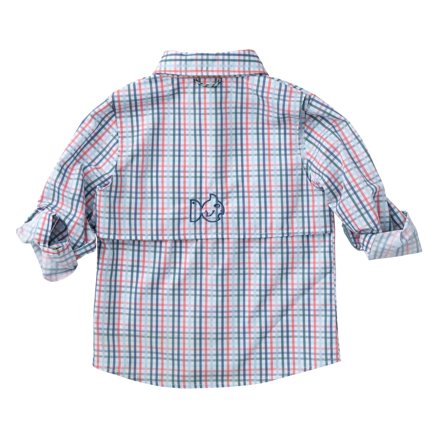 Prodoh Founders Kids Fishing Shirt Tea Rose Plaid