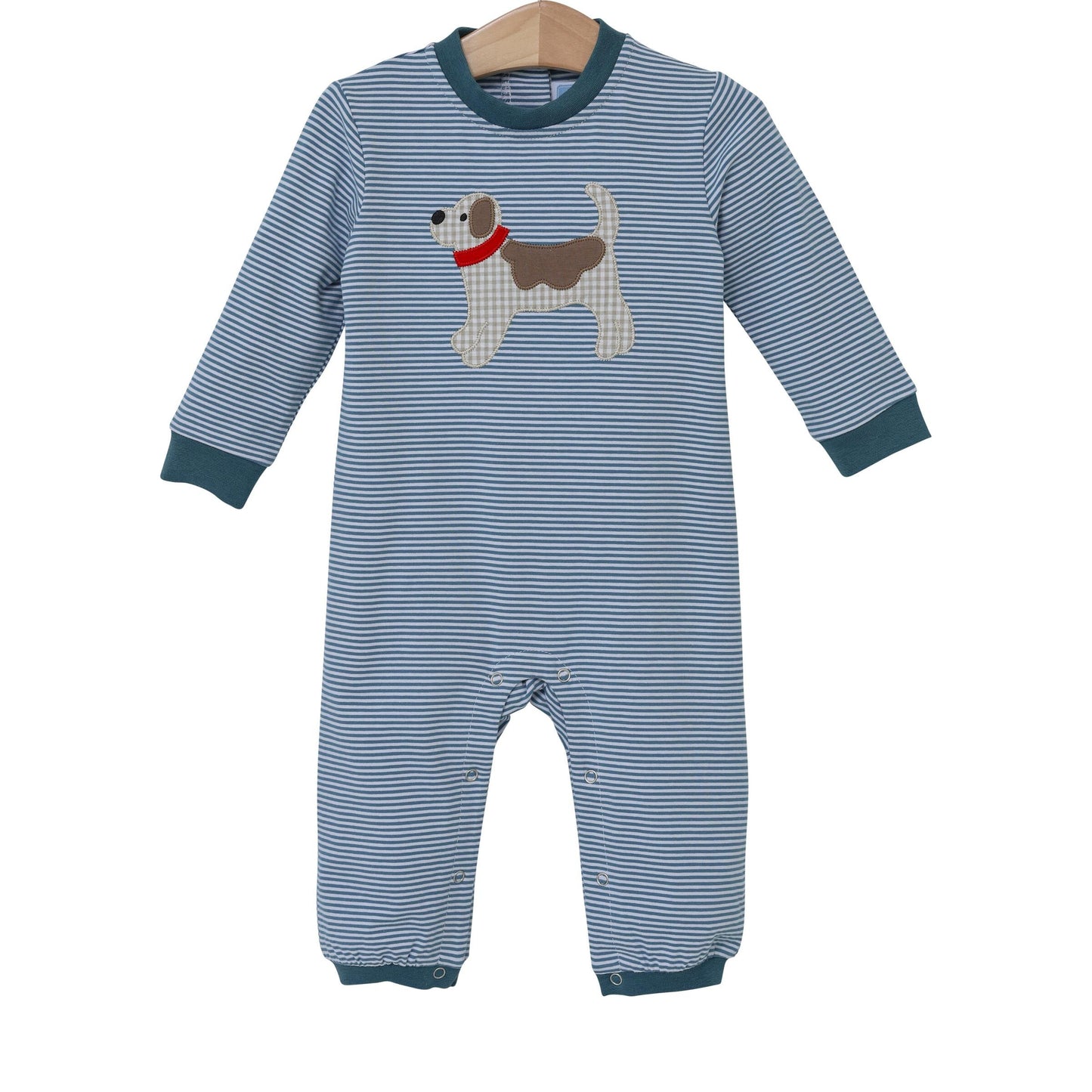 Trotter Street Boys Dog Applique Romper