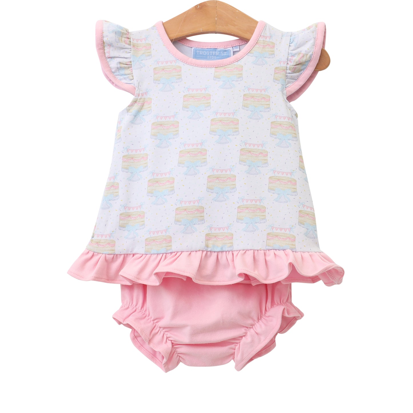 Trotter Street Birthday Celebration Flutter Diaper Set