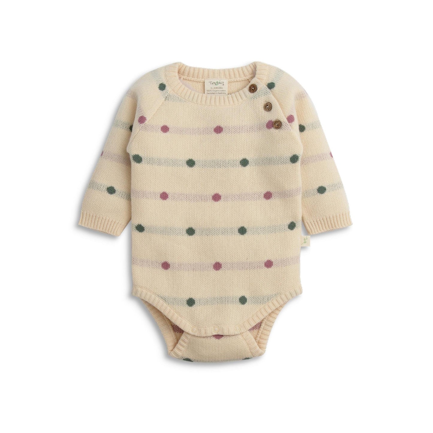 Tiny Twig Clay Stripes Bodysuit