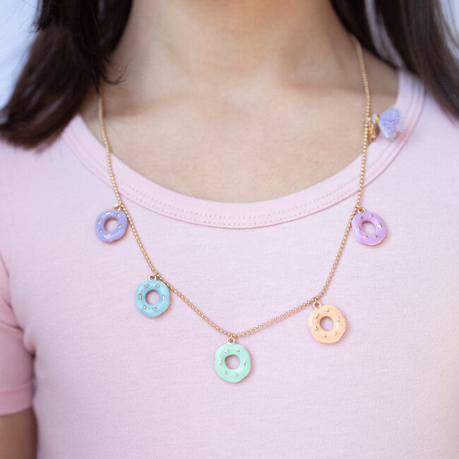 Calico Sun Donuts Necklance