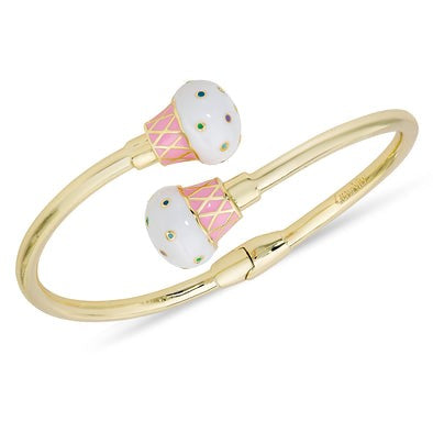 Lily Nily Cupcake Hinged Bypass Bangle