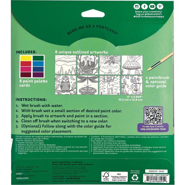 DIY Watercolor Art Kit - Forest Adventures