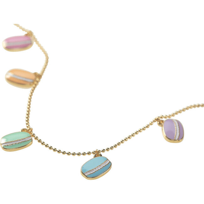 Calico Sun Macaron Necklance