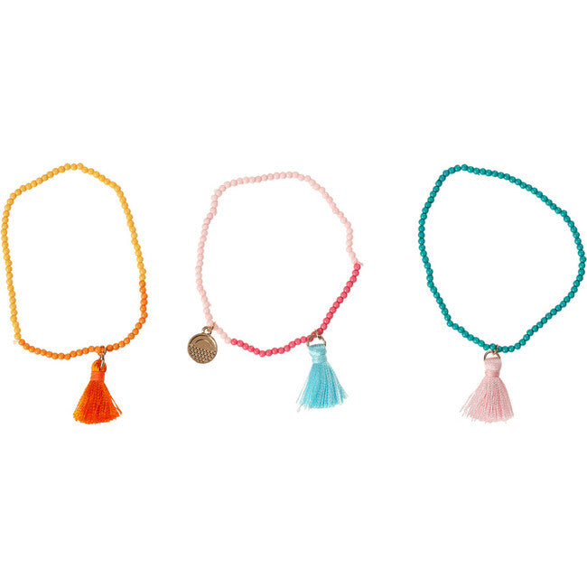 Calico Sun - Beaded Tassel Bracelet