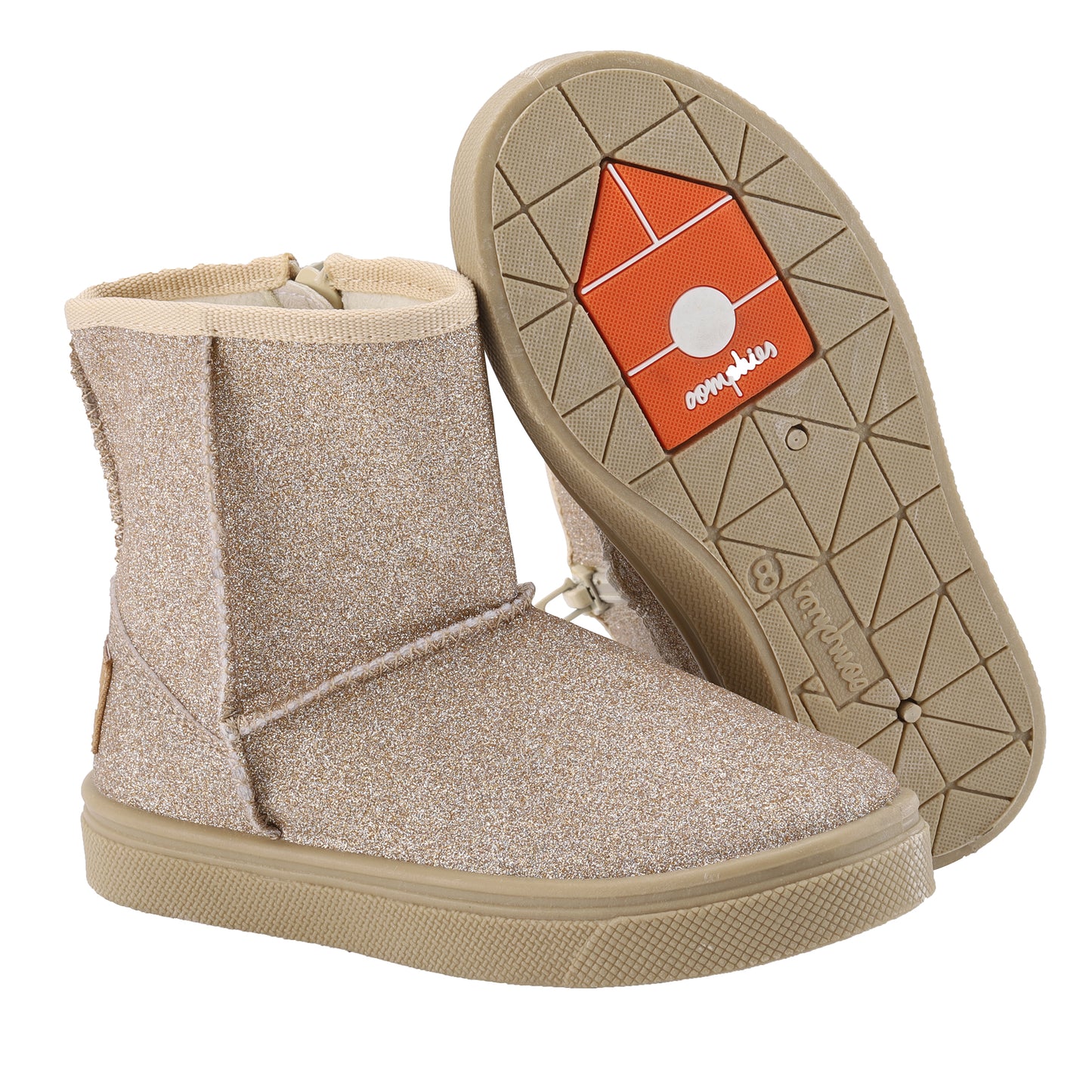 Oomphies Frost Boots - Gold Glitter
