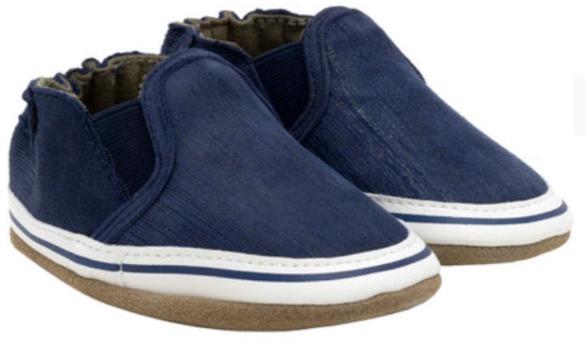 Robeez Liam Basic Soft Soles Navy