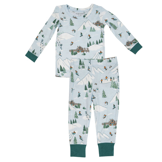 Angel Dear Winter Fun Skiing L/S Pajamas