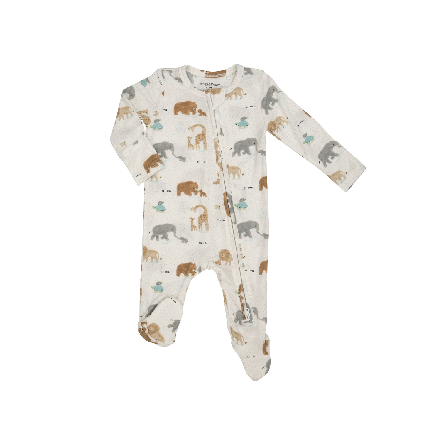 Angel Dear Welcome to the World Zipper Footie