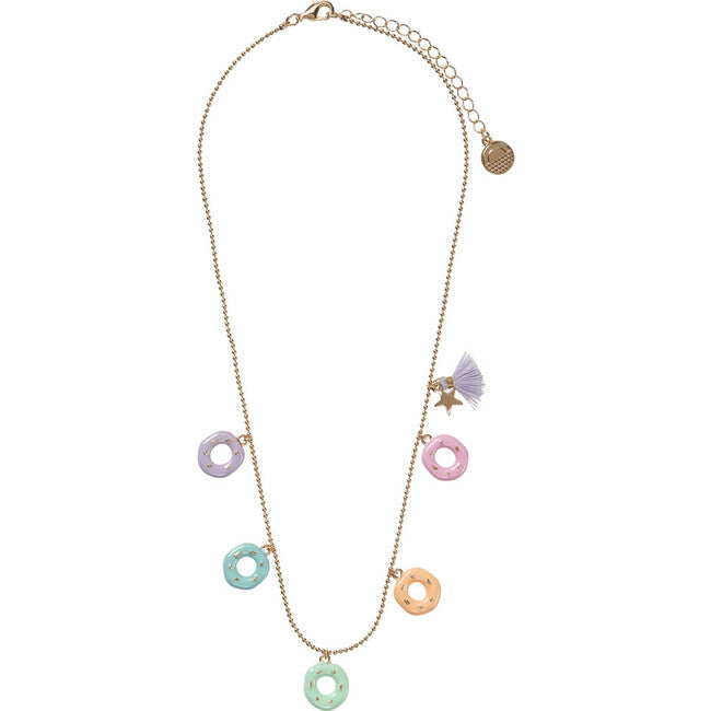 Calico Sun Donuts Necklance