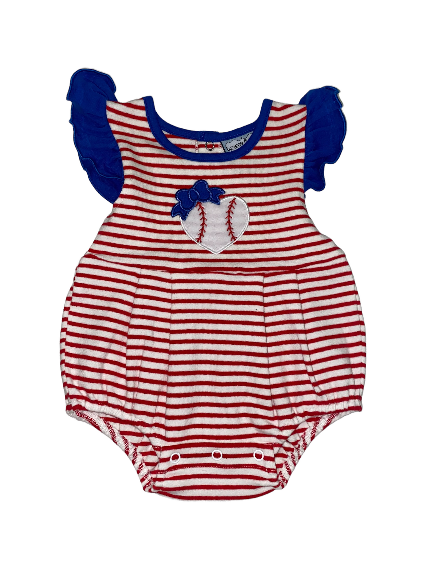 Three Sisters Baseball Ruffle Bubble