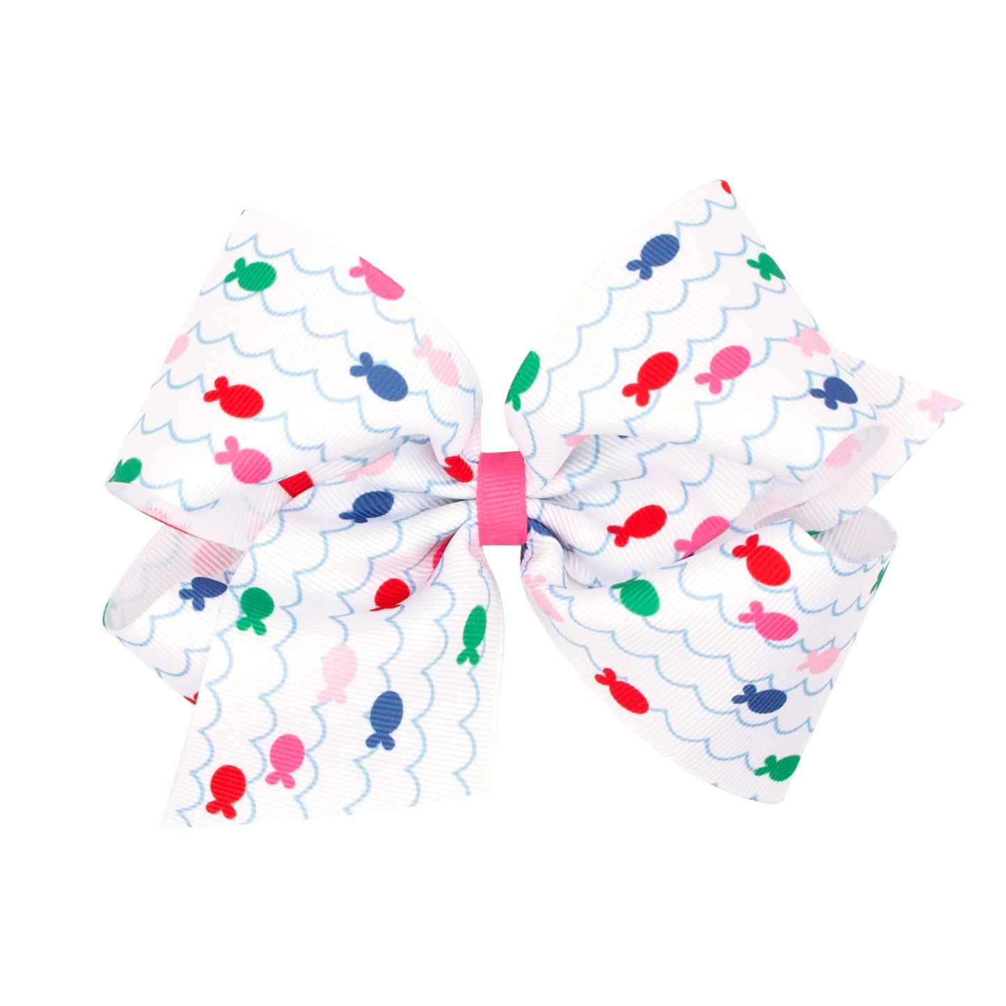 Wee Ones King Nautical-Themed Print Bows