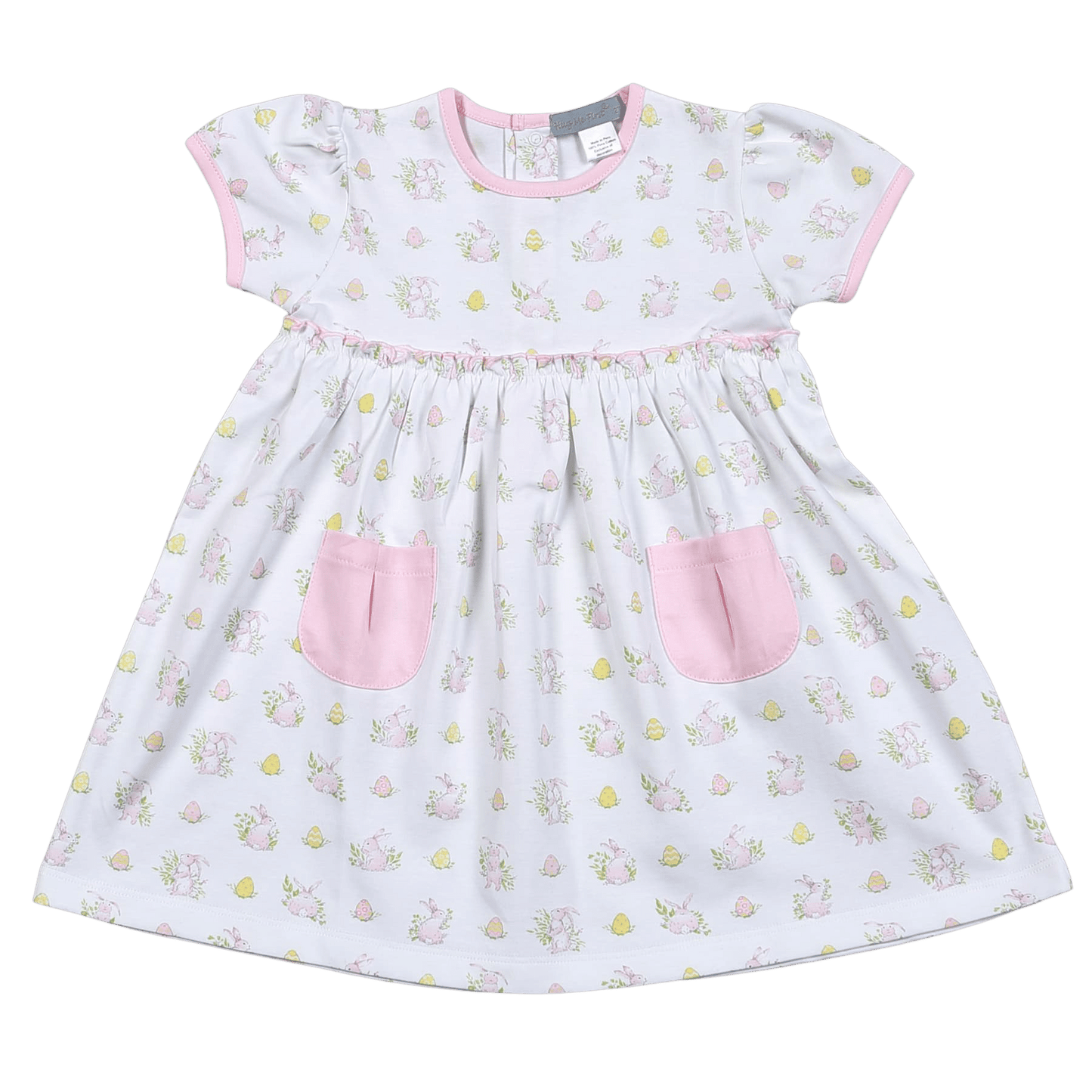 Hug Me First Pink Bunnies Pima Dress